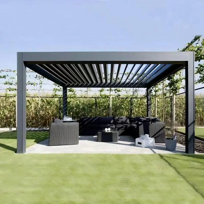 म्यानुअल फिर्ता लिन योग्य Gazebo