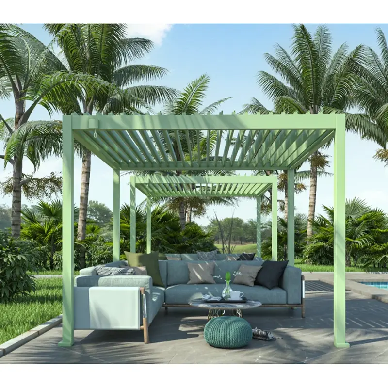 म्यानुअल फिर्ता लिन योग्य Gazebo